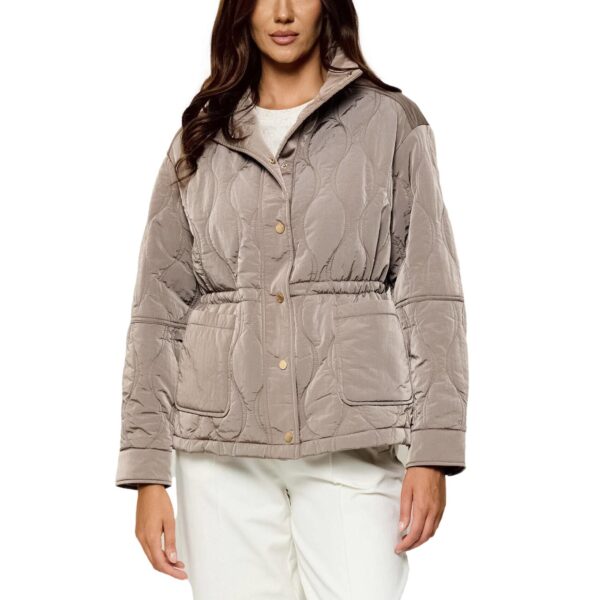 Μπουφάν Γυναικείο Guess Corinne μπεζ