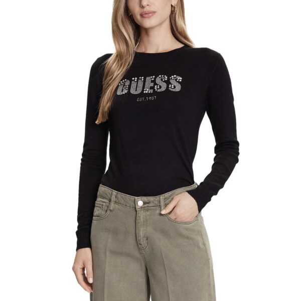Πουλόβερ Γυναικείο Guess Reyna μαύρο