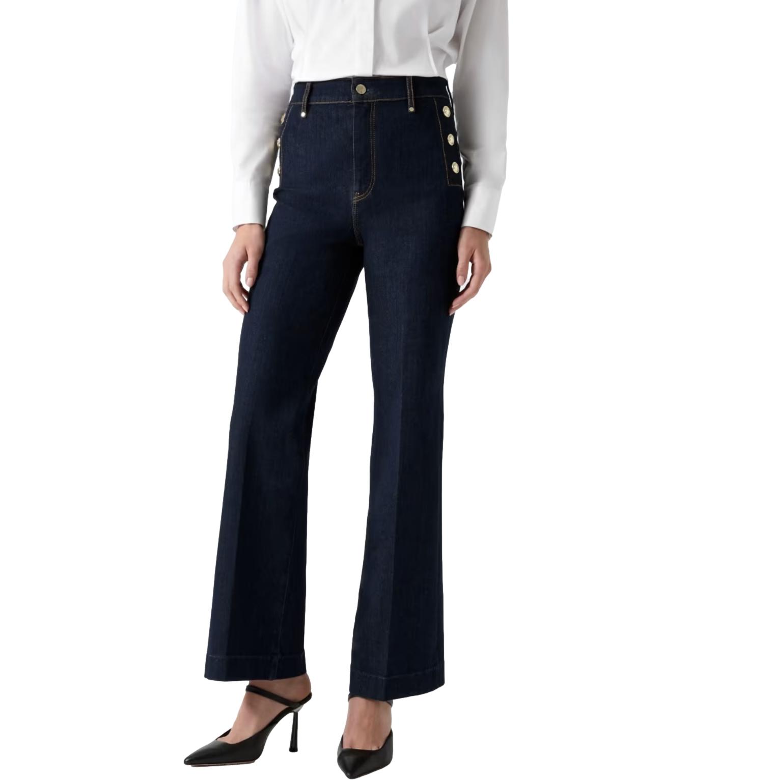 Γυναικείο Jean GUESS New Faye μπλε σκούρο - Image 3