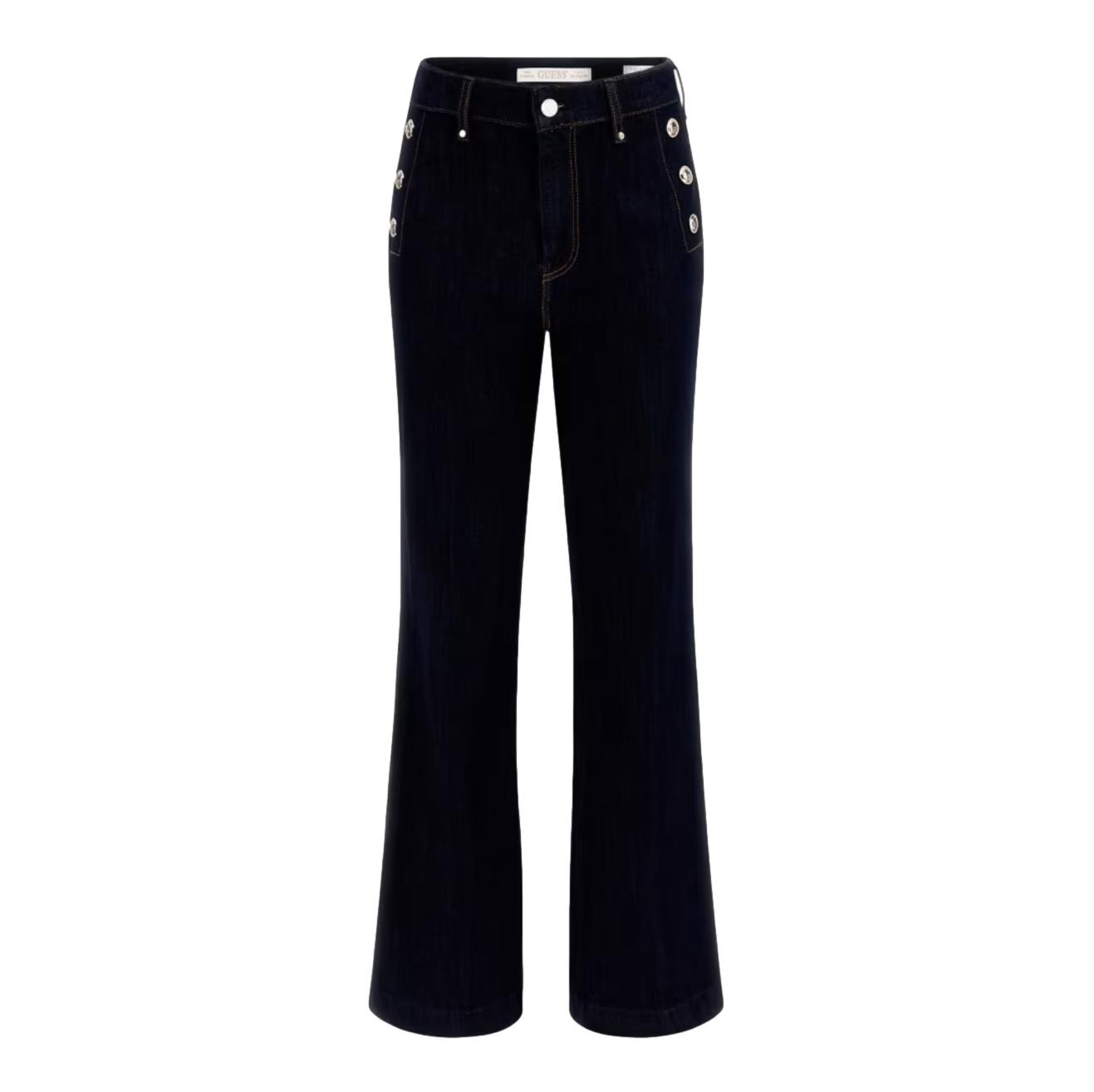 Γυναικείο Jean GUESS New Faye μπλε σκούρο - Image 4