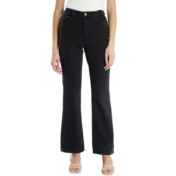 Γυναικείο Jean GUESS 80's Straight μαύρο